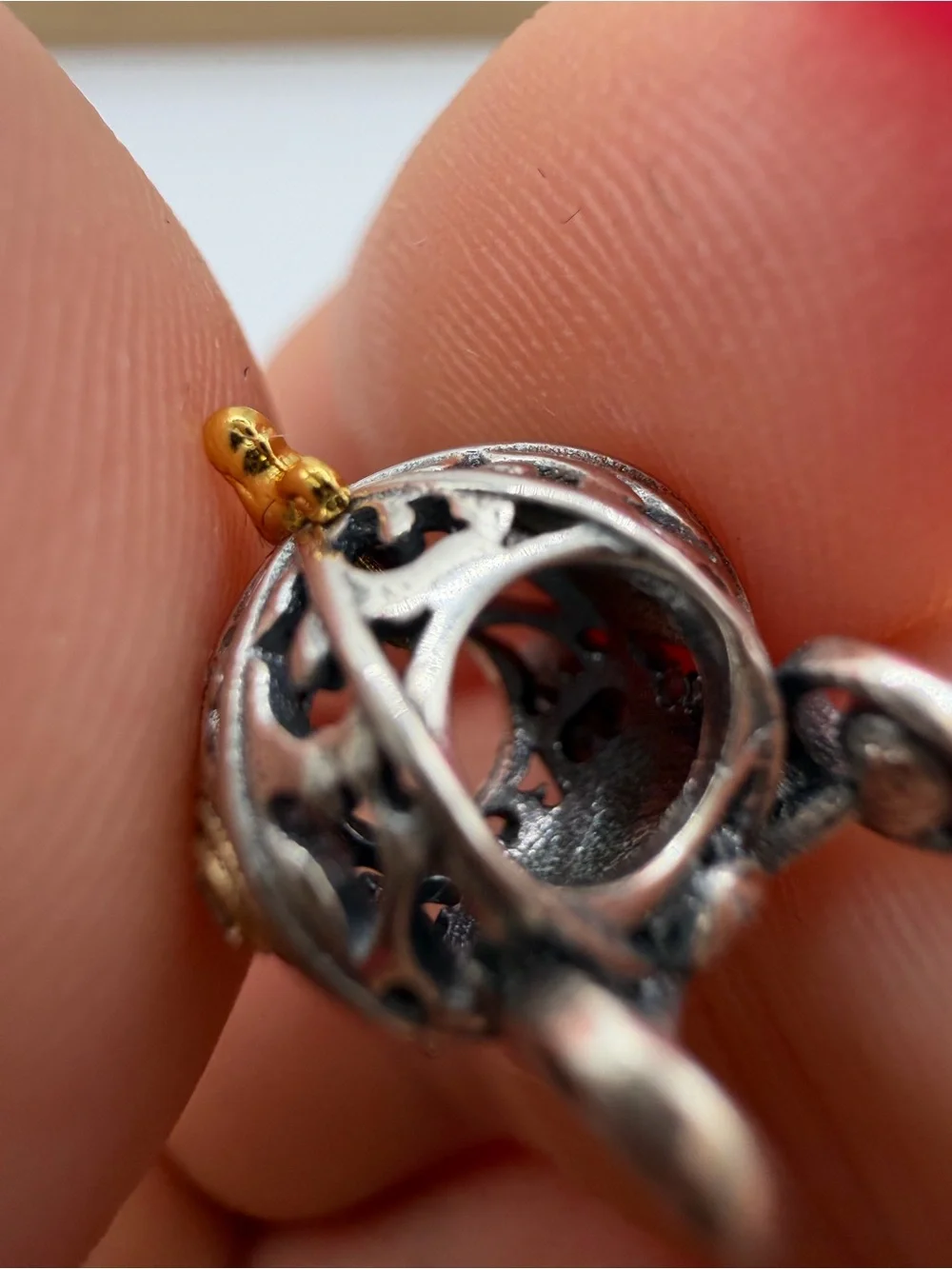 Pandora Disney100 Cinderella Carriage Charm ALE S925 CZ Two Tone